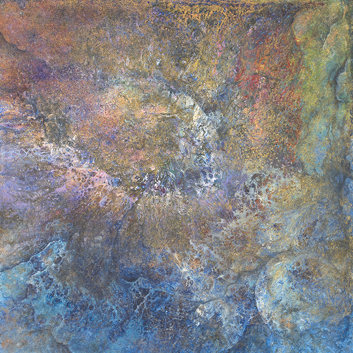 I see the moon painting by Iris Grace